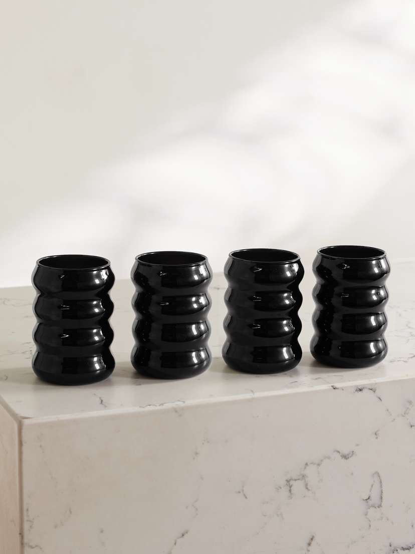 Sophie Lou Jacobsen Ripple Set Of Four Glasses
