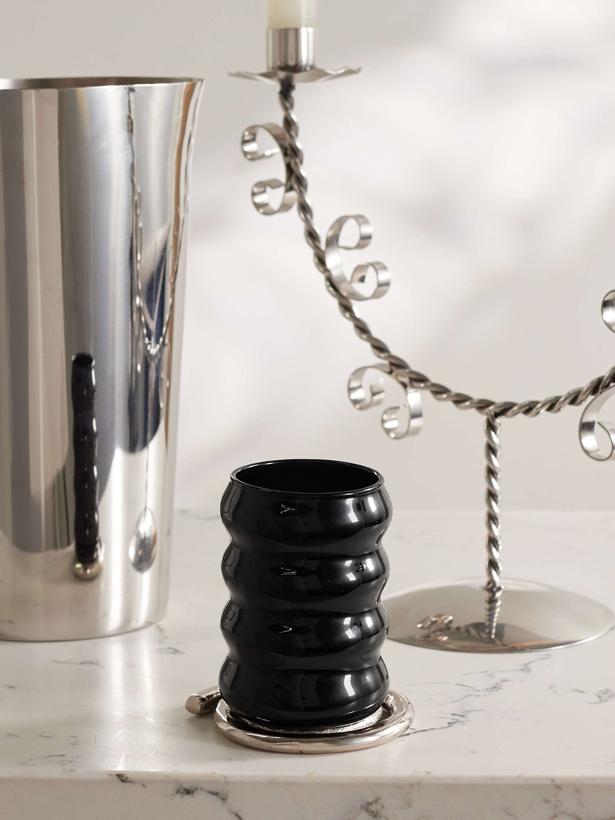 SOPHIE LOU JACOBSEN Ripple set of four glasses | NET-A-PORTER