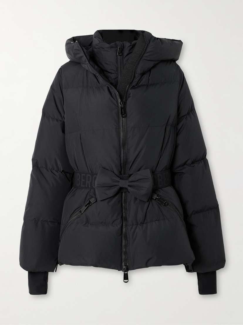 Goldbergh Bowy Bow-detailed Belted Quilted Ski Jacket