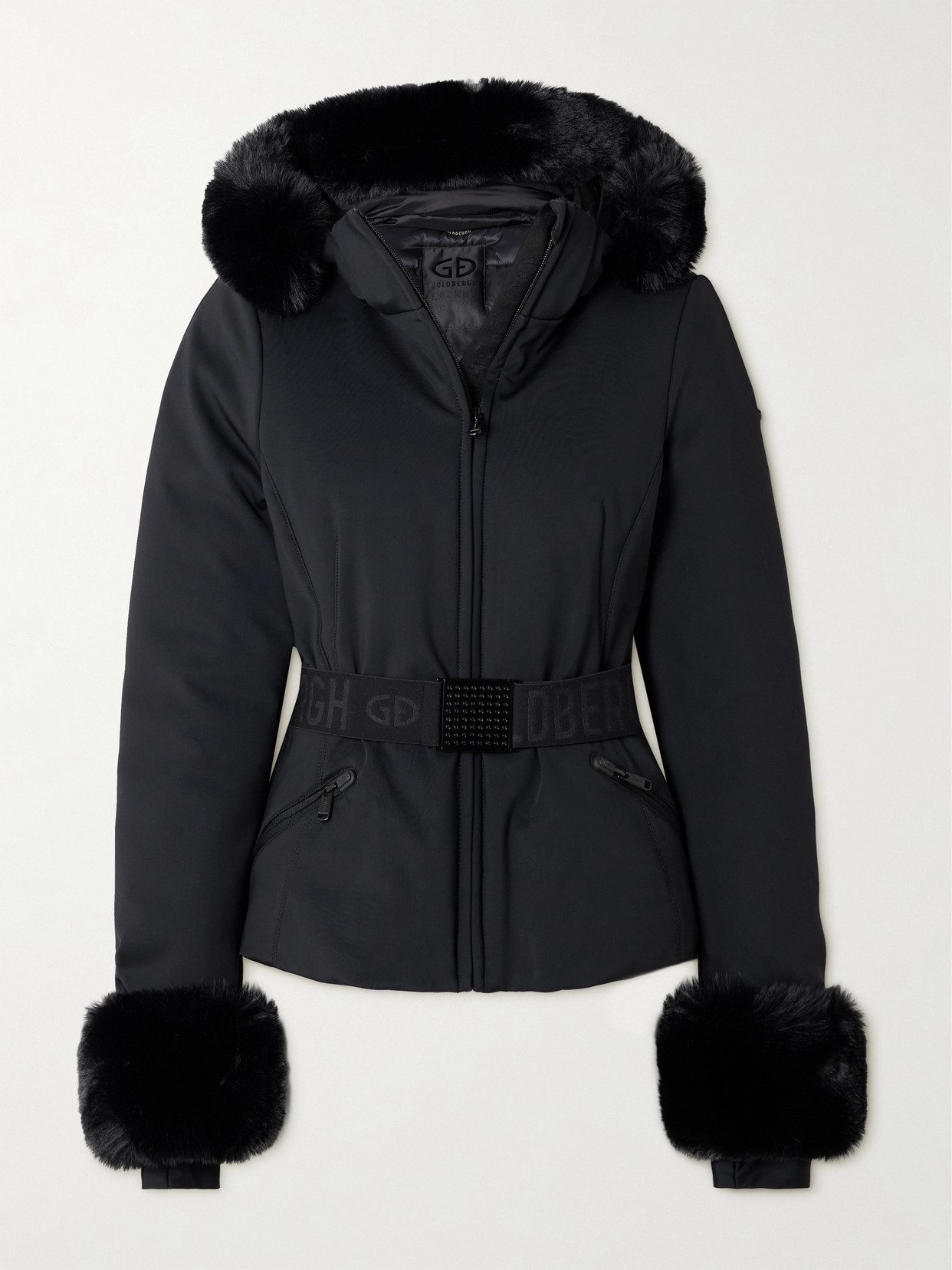 Goldbergh Skijacke Giselle Mit Faux Fur In Black