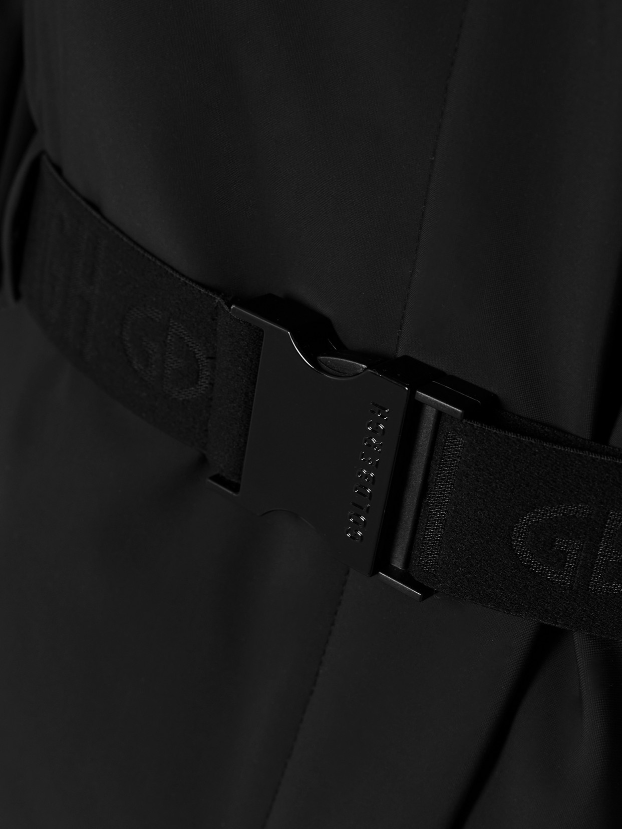 Goldbergh Elegante Belted Ski Jacket In Black