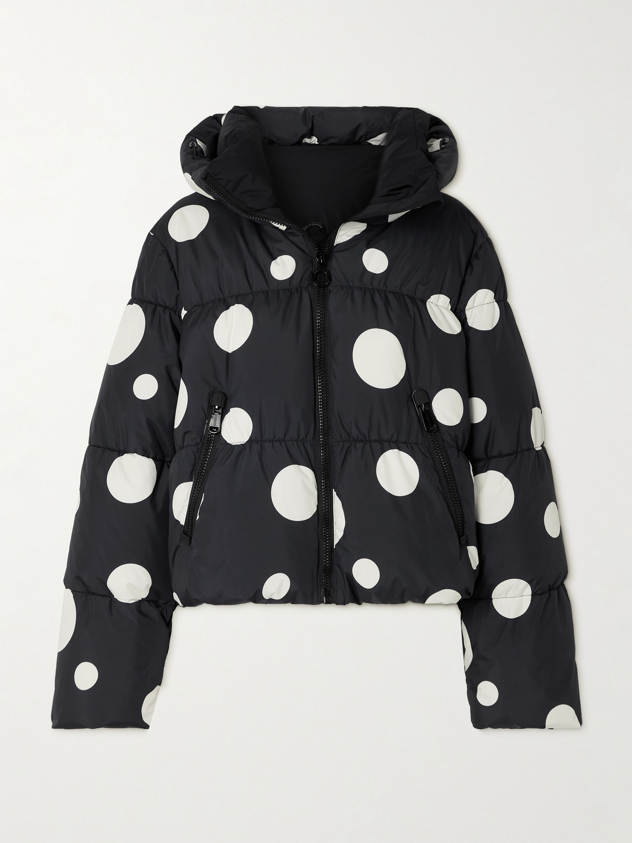 Goldbergh Grand Polka-dot Ski Jacket In Black