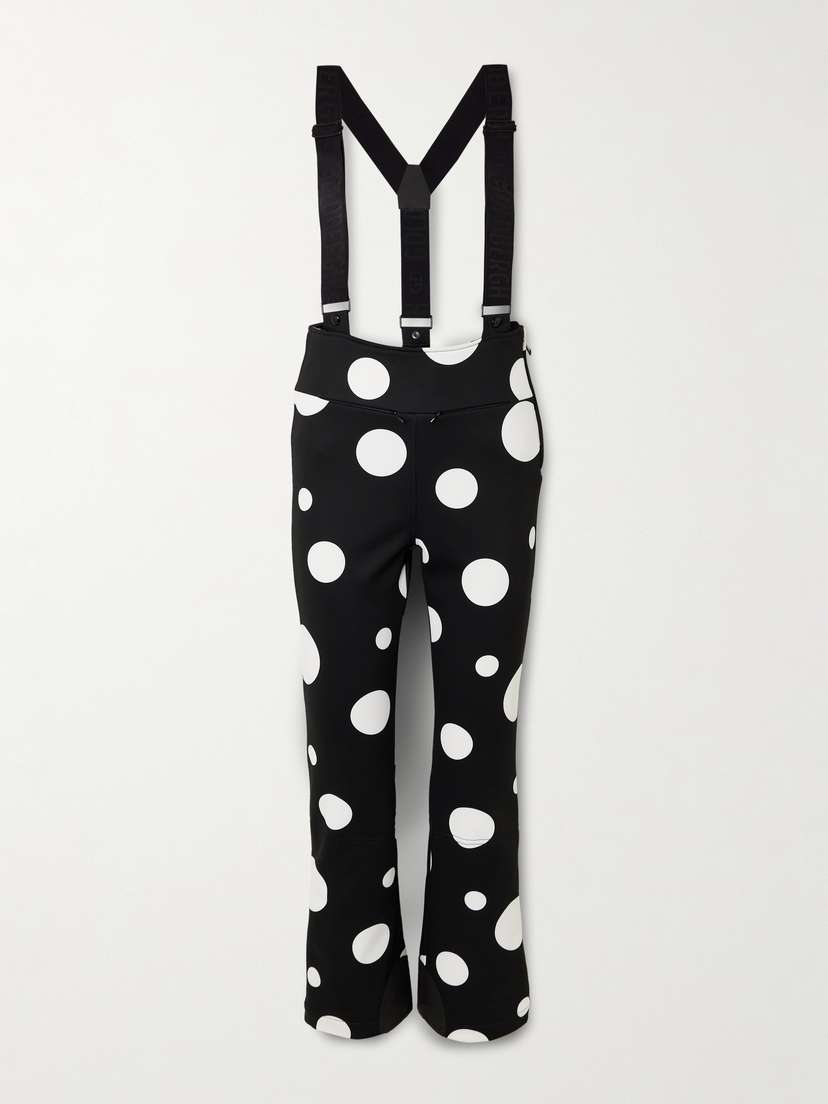 Goldbergh Ballon Printed Bootcut Ski Salopettes