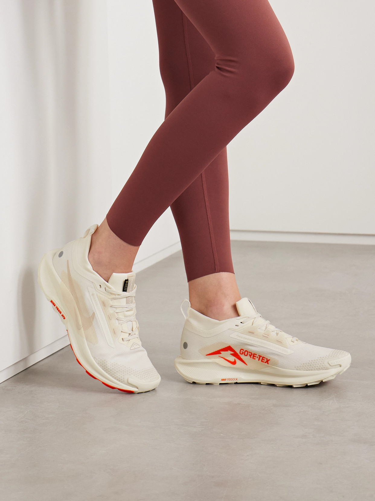 Nike Pegasus Trail 5 Rubber-trimmed Gore-tex Sneakers In Neutrals