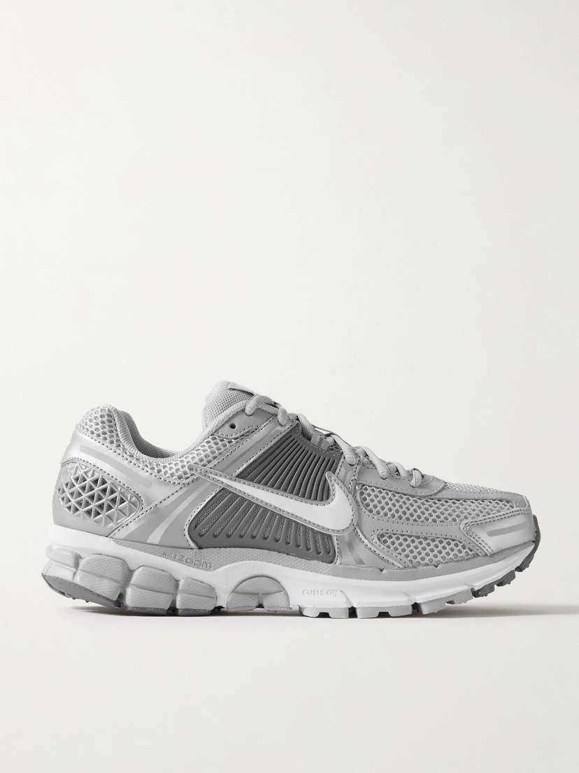 Nike Zoom Vomero 5 Metallic Leather, Rubber And Mesh Sneakers