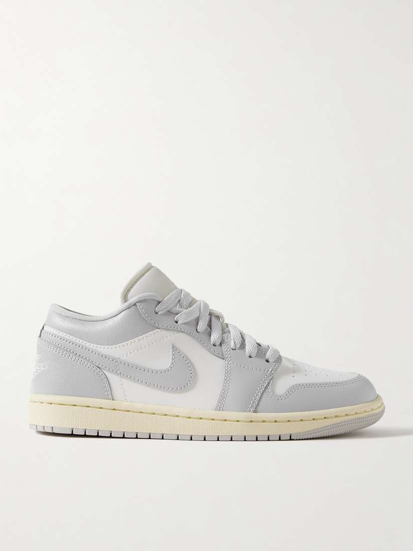 Nike Air Jordan 1 Low Leather Sneakers