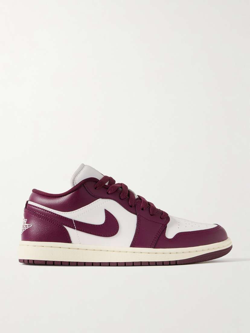 Nike Air Jordan 1 Low Leather Sneakers