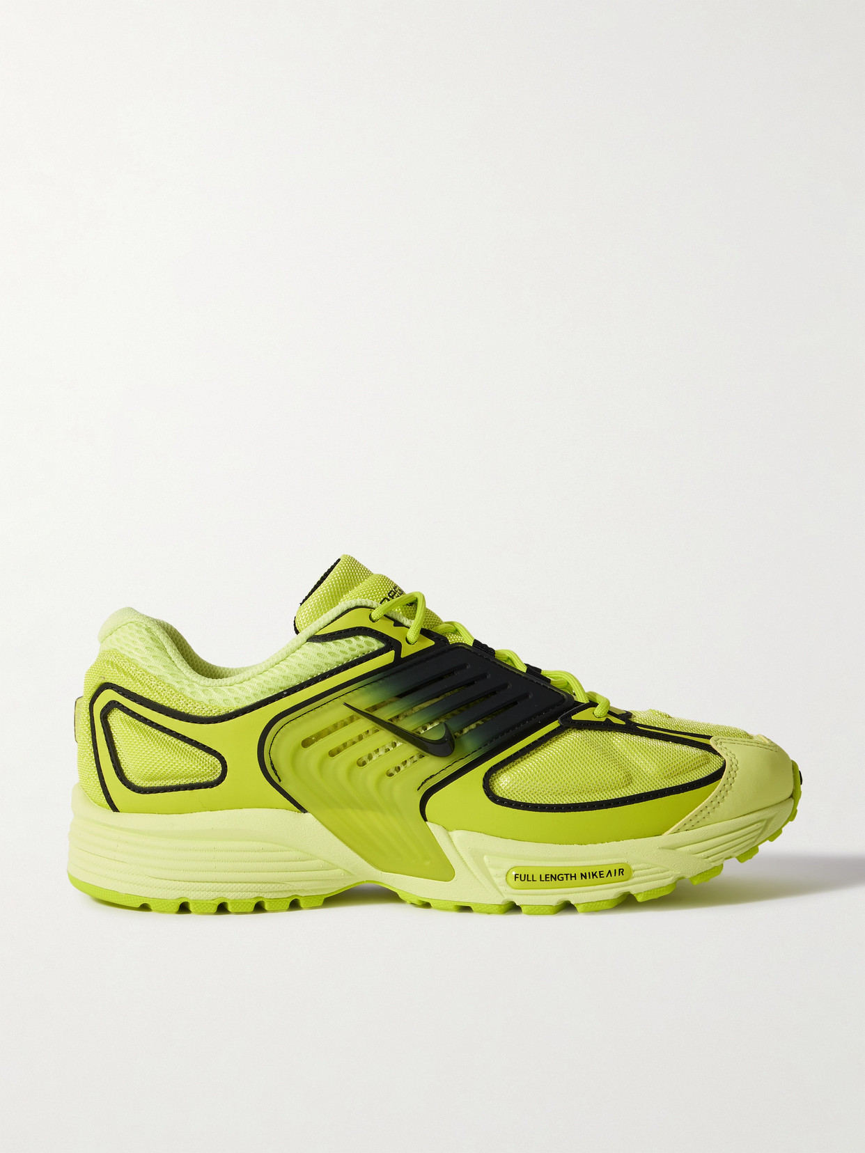 Nike Air Pegasus Wave Rubber-trimmed Mesh Trainers In Green