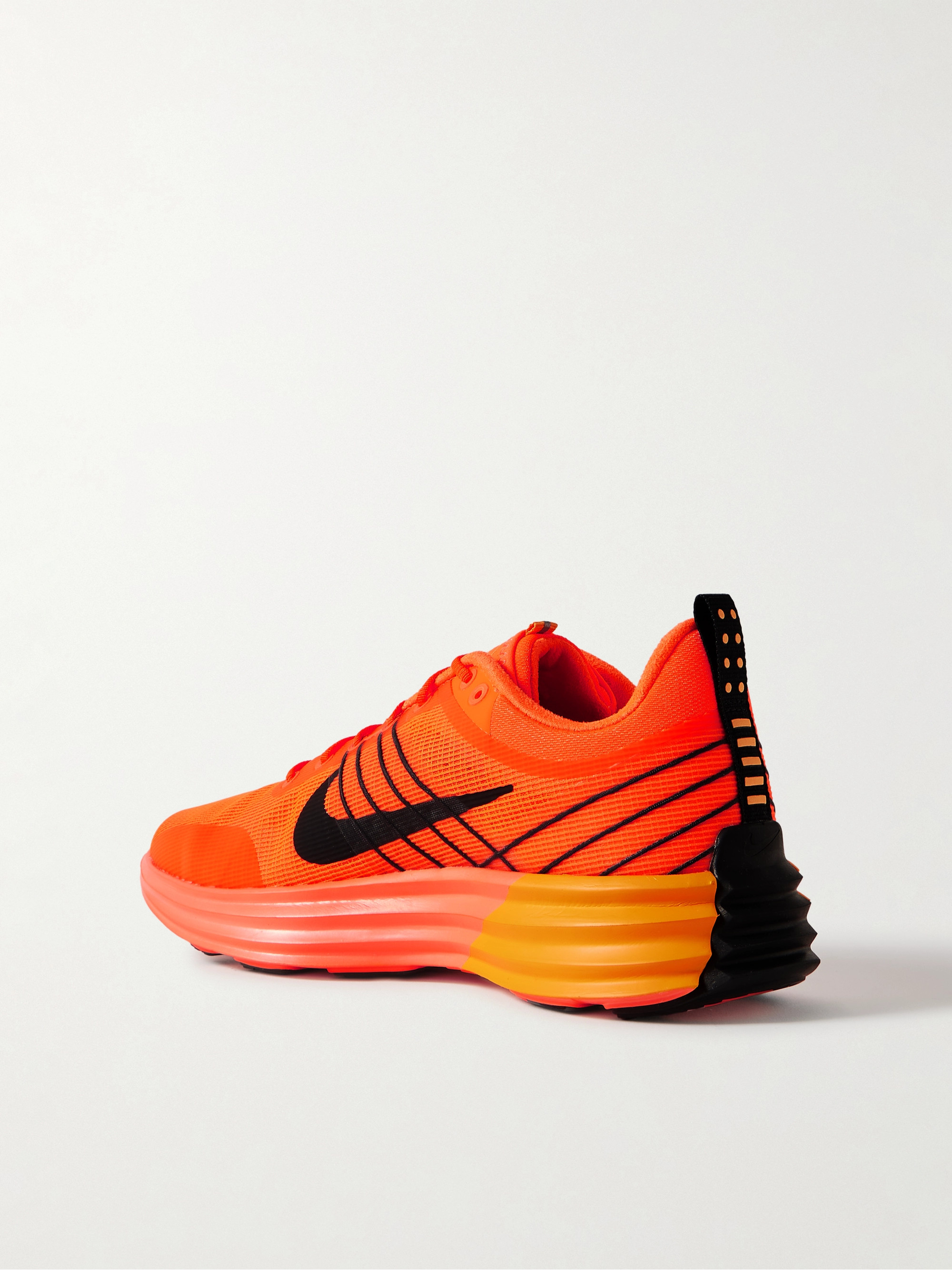 Nike Lunar Roam rubber-trimmed neon mesh sneakers thumbnail
