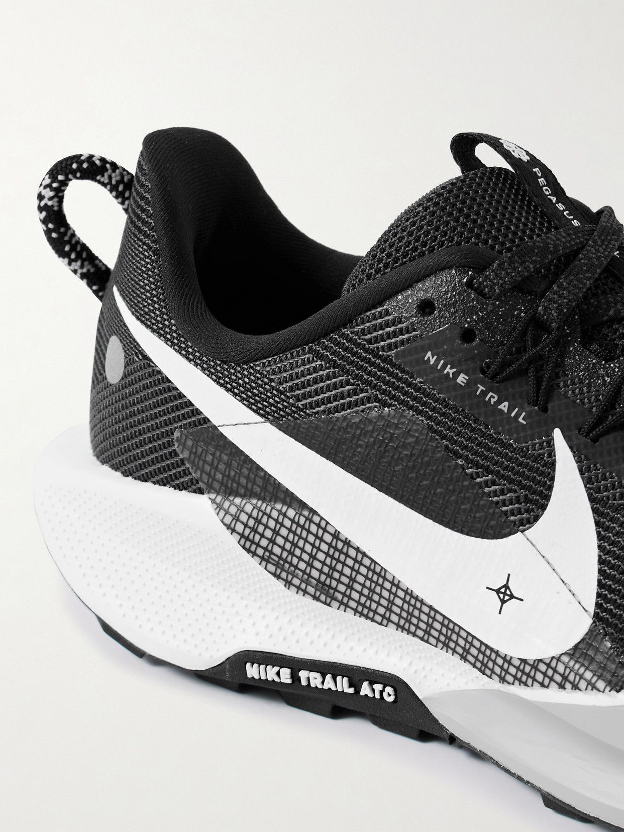 Nike Reactx Pegasus 5 Trail Running Shoe In Black