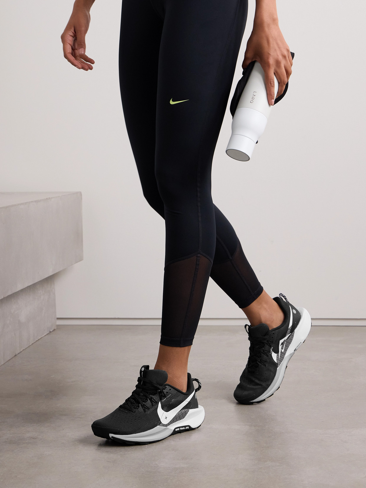 Nike Reactx Pegasus 5 Trail Running Shoe In Black