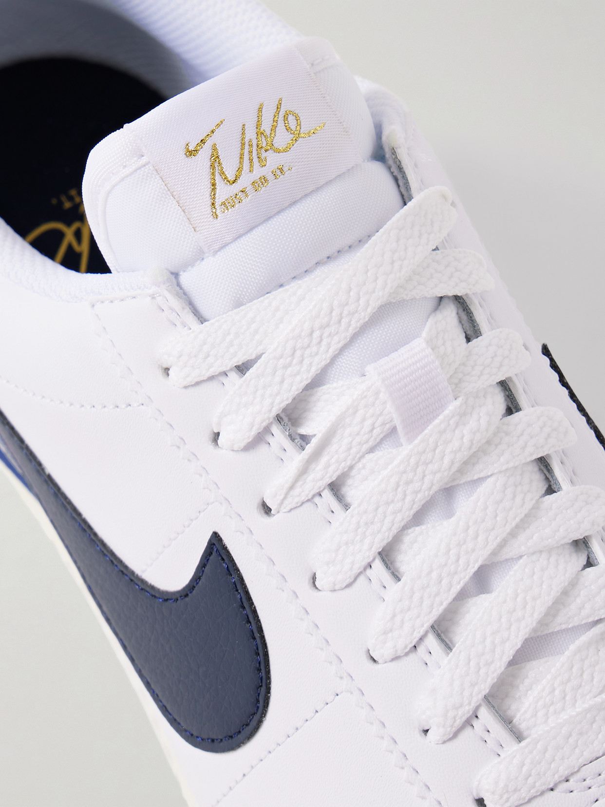 Nike Cortez Olympic Leather Sneakers In White