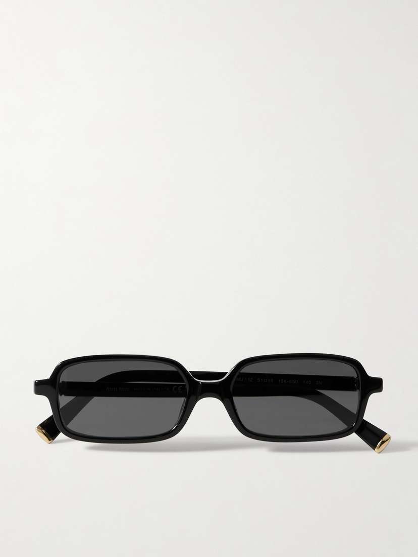Miu Miu Eyewear Rectangular-frame Acetate Sunglasses