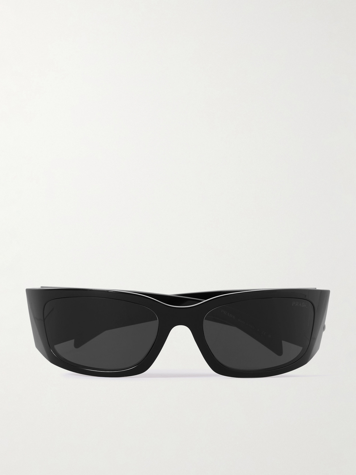 Prada Rectangular-frame Acetate Sunglasses In Black