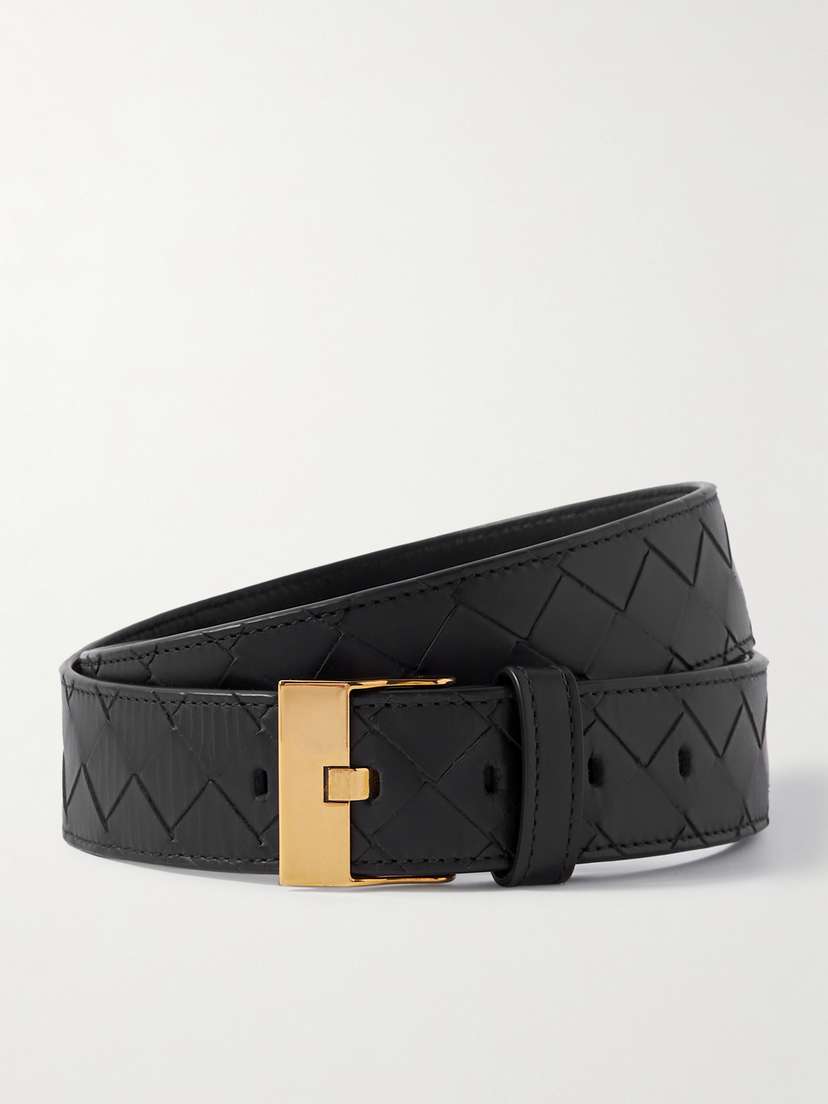 Bottega Veneta Intrecciato Leather Belt