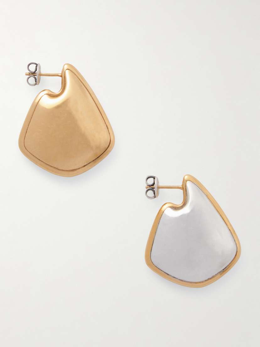Bottega Veneta Gold- And Silver-tone Earrings