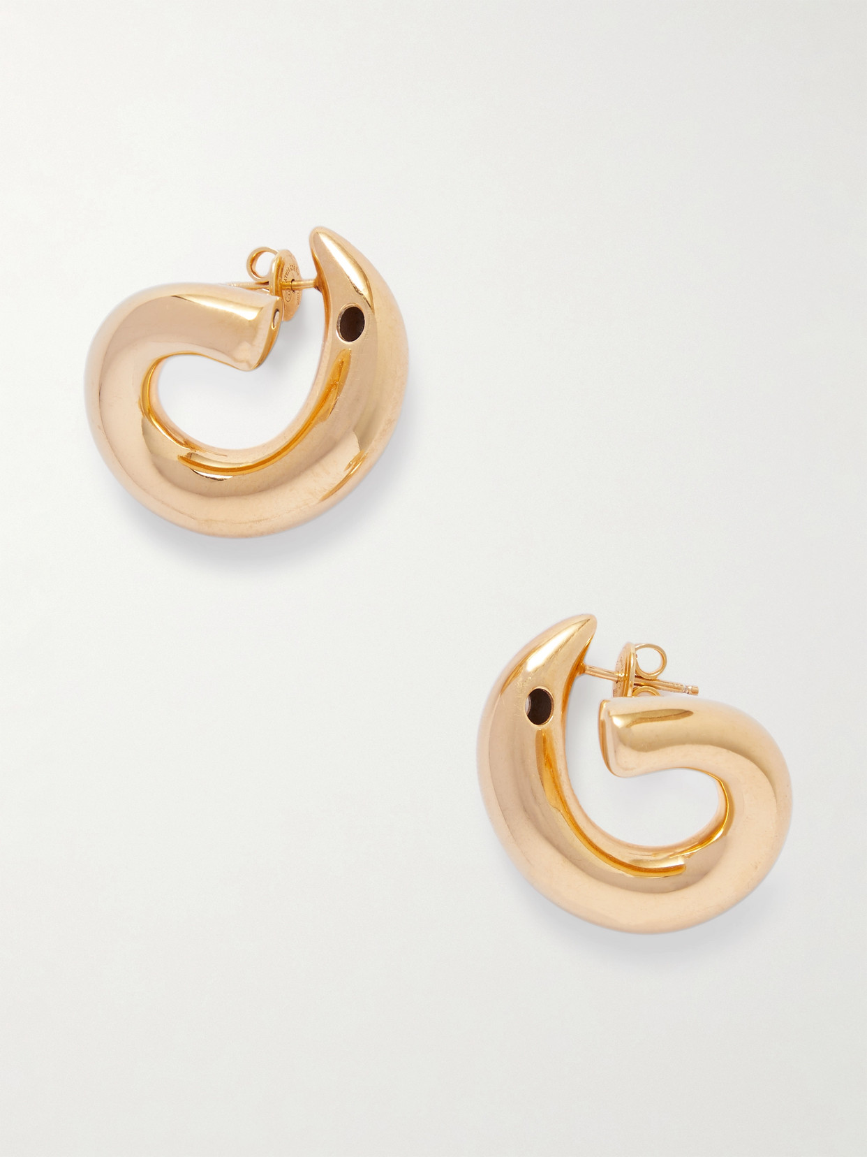 Bottega Veneta Sardine Gold-plated Earrings