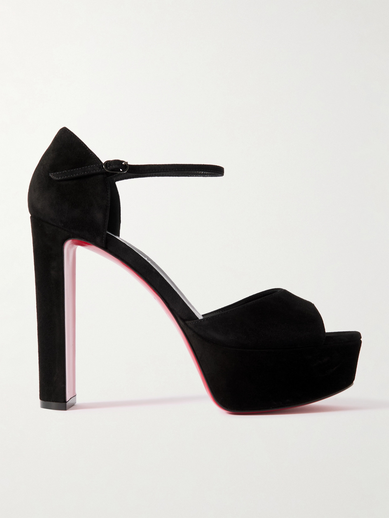 CHRISTIAN LOUBOUTIN SANDALOO VELOUR SANDALS