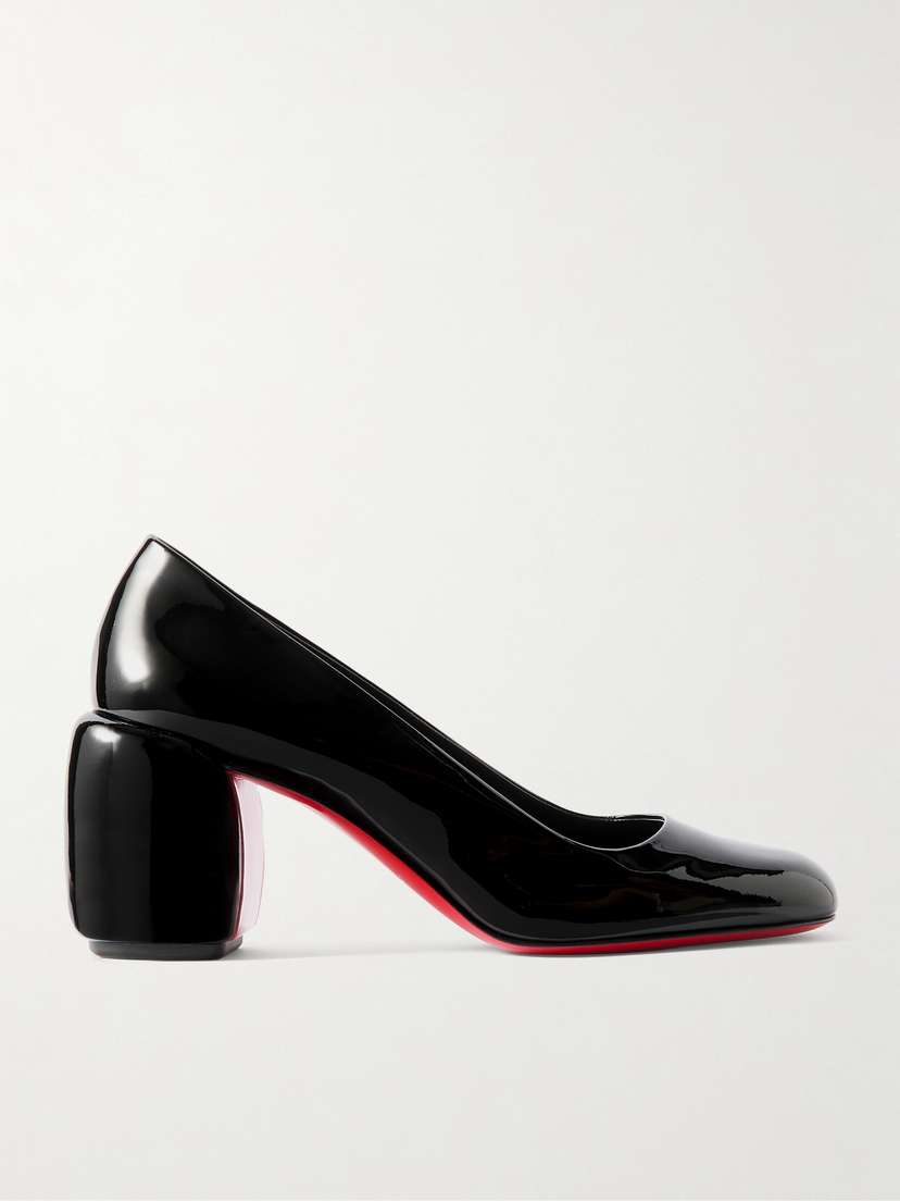 Christian Louboutin Minny 70 Patent-leather Pumps