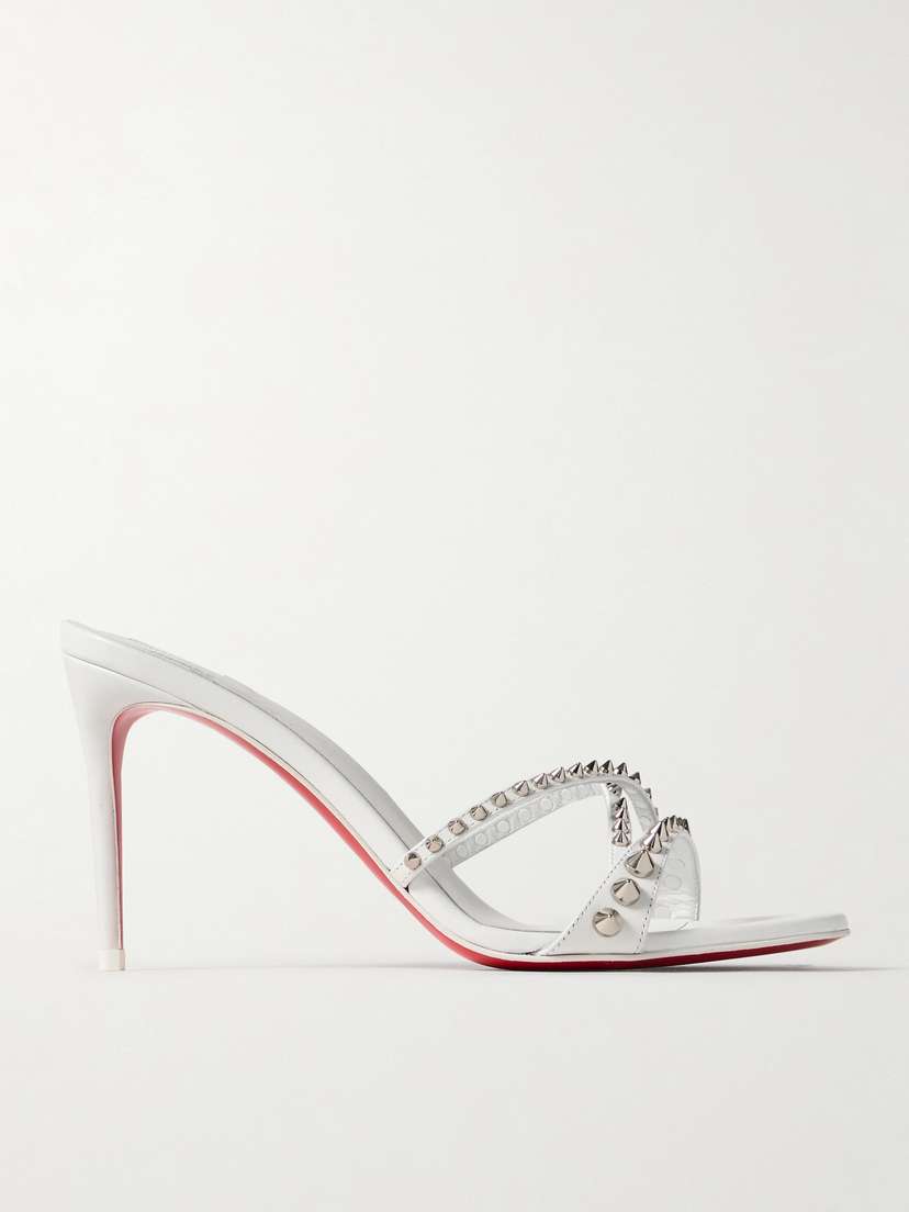 Christian Louboutin Tatoosh 85 Studded Leather Mules