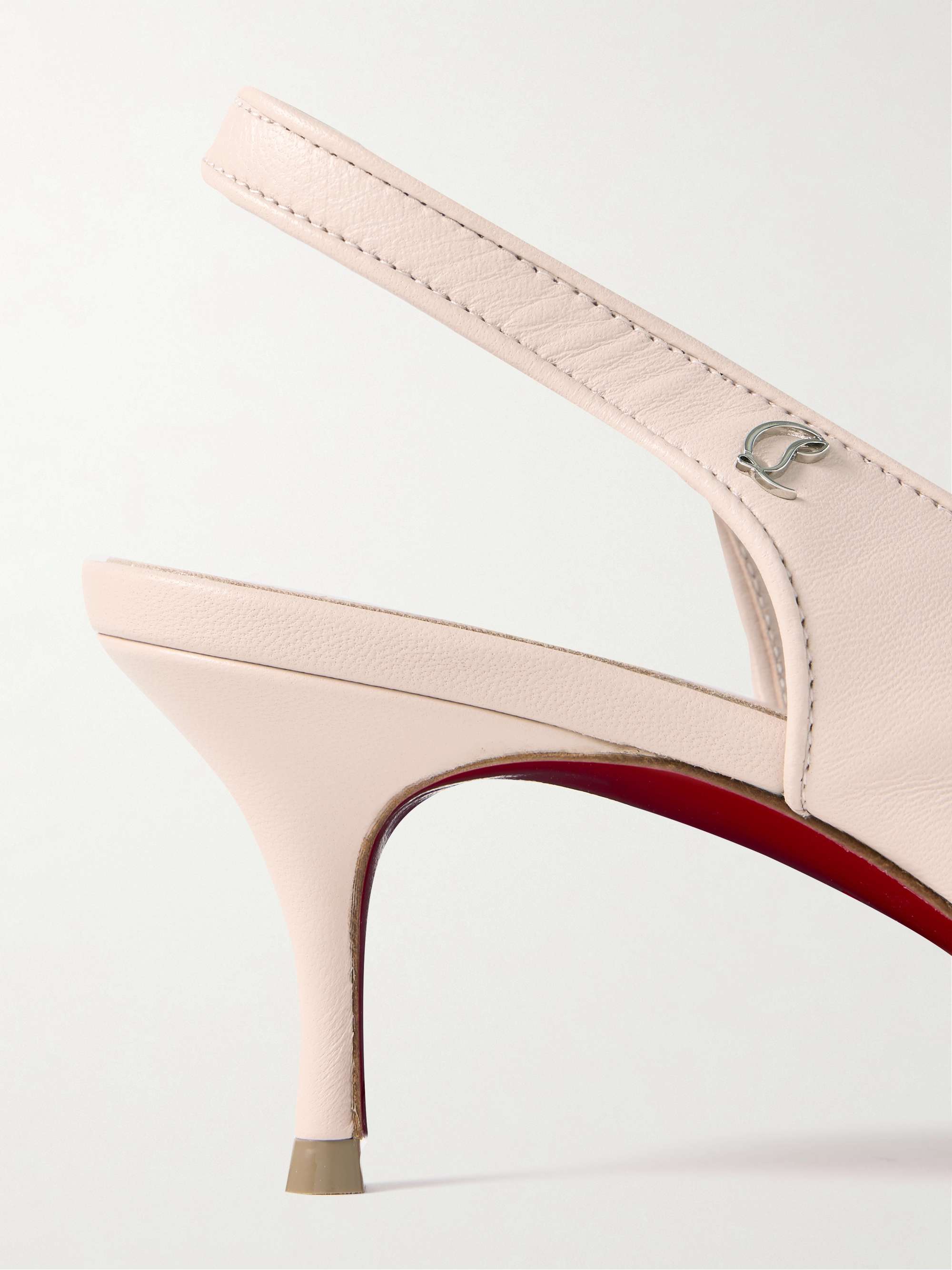 CHRISTIAN LOUBOUTIN Sporty Kate 45 leather slingback pumps NET A PORTER