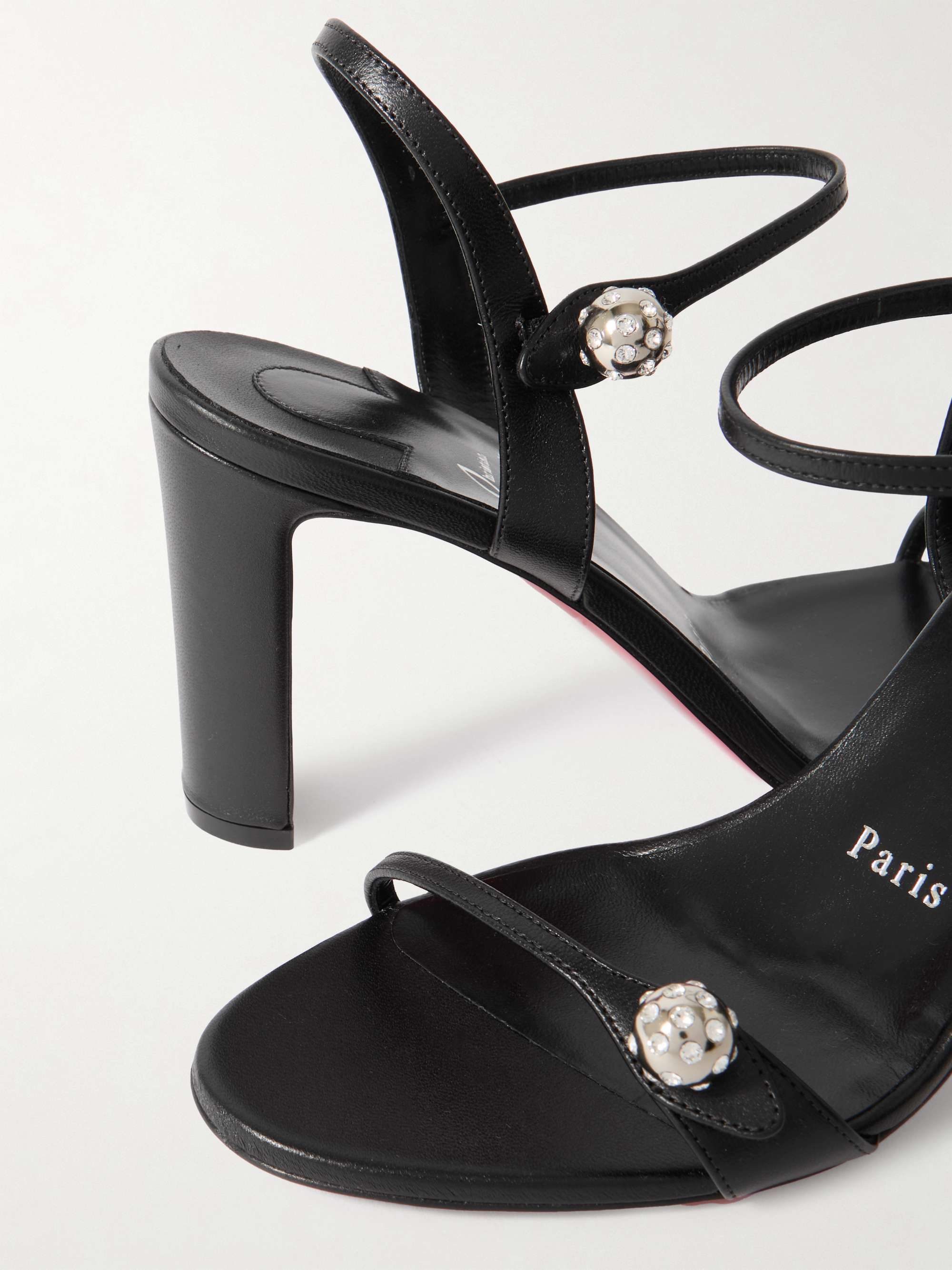 CHRISTIAN LOUBOUTIN Atmospheria 85mm embellished leather