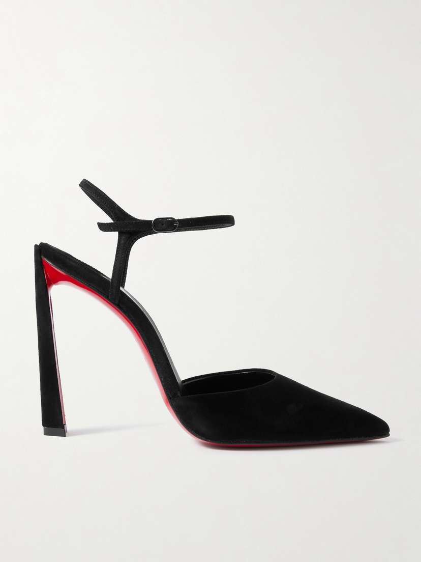 Christian Louboutin Condora Riviera 100 Suede Pumps
