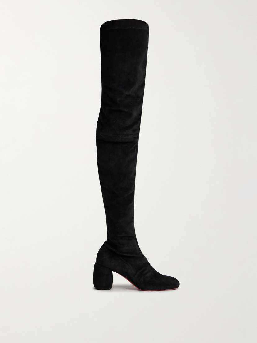 Christian Louboutin Minny Suede Over-the-knee Boots
