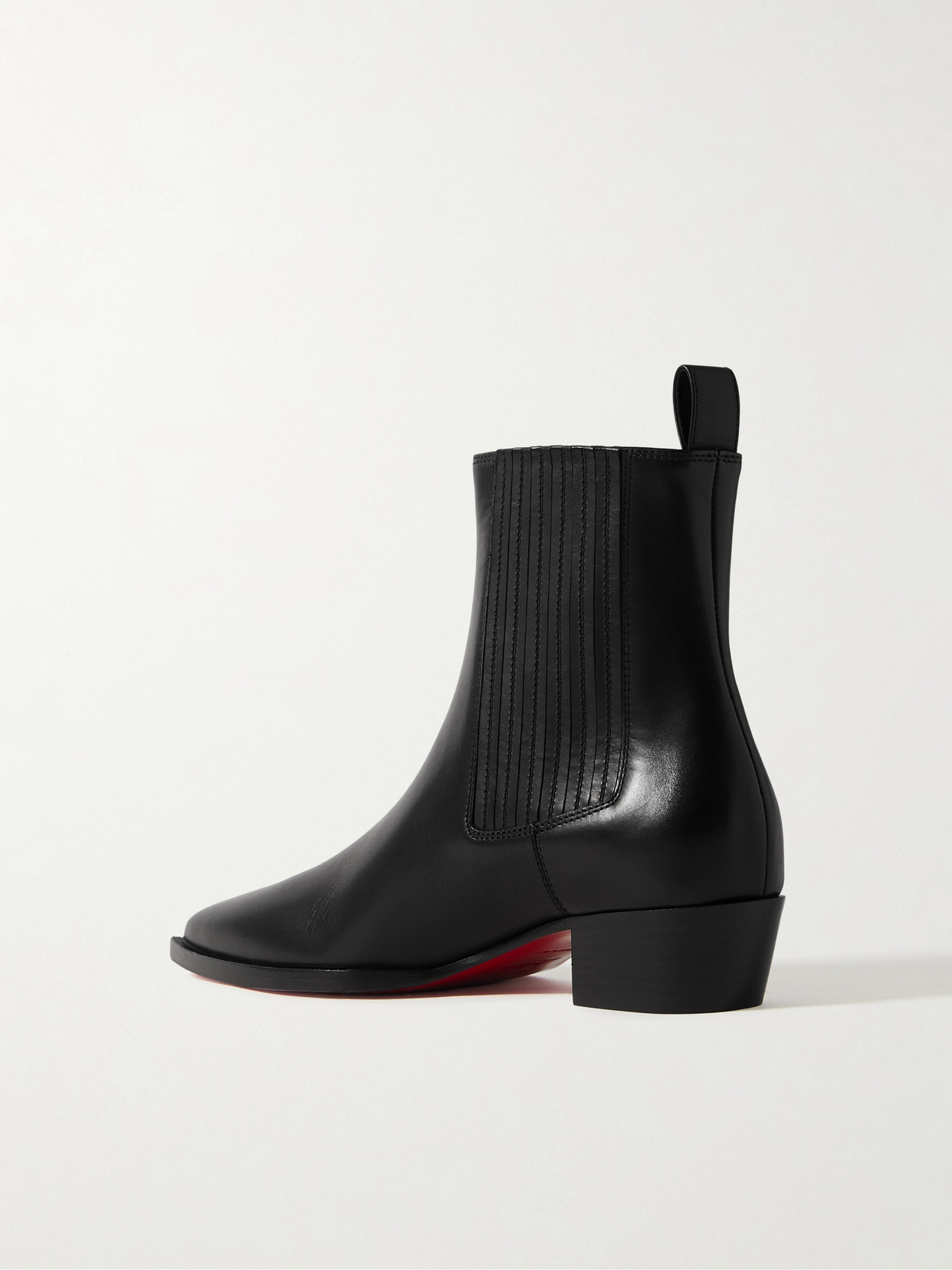 CHRISTIAN LOUBOUTIN CHELIVISS 35 LEATHER CHELSEA BOOTS