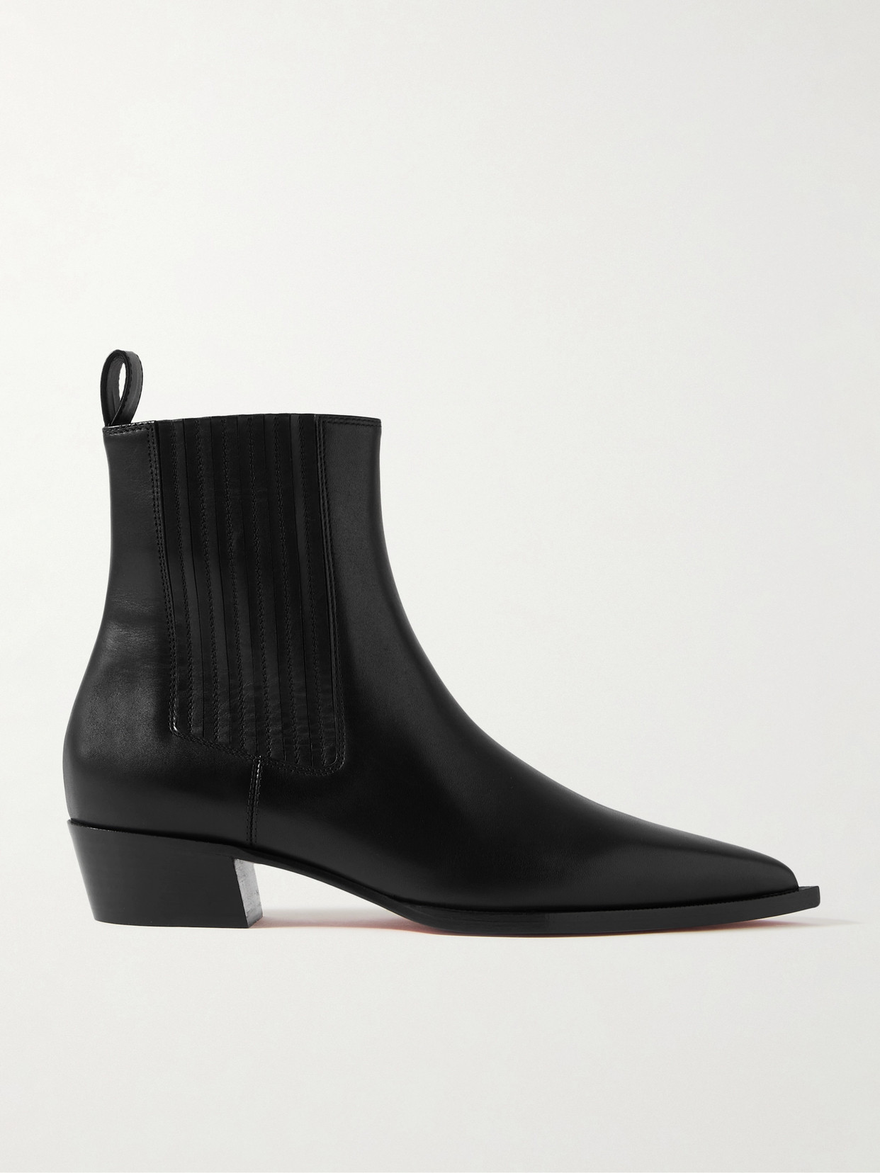Christian Louboutin - Cheliviss 35 Leather Chelsea Boots - Black