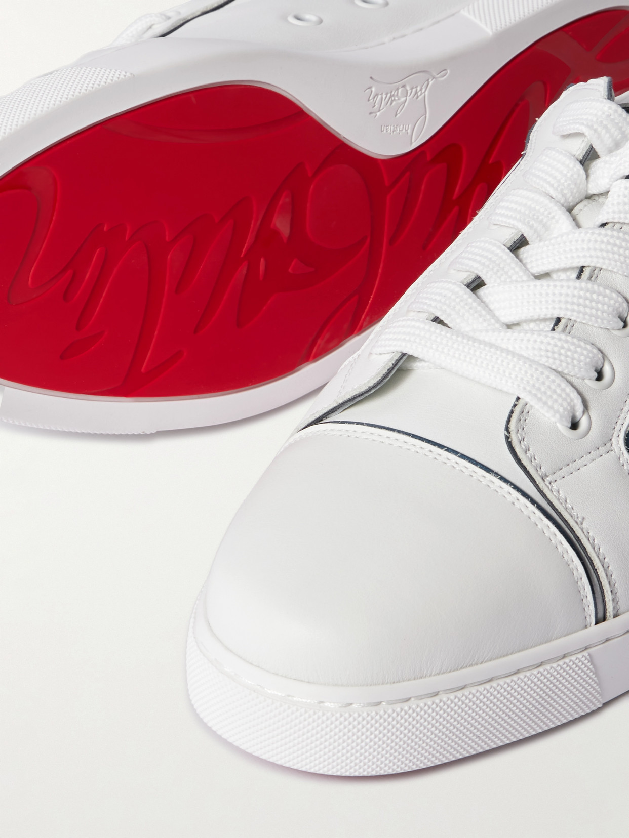 Christian Louboutin Fun Viera Low Top Sneaker In White