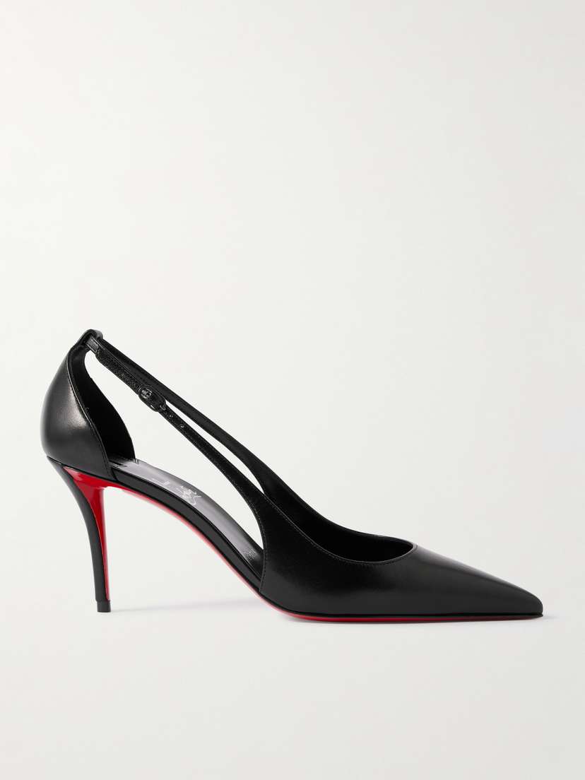 Christian Louboutin Apostrophatoric 80 Cutout Leather Pumps