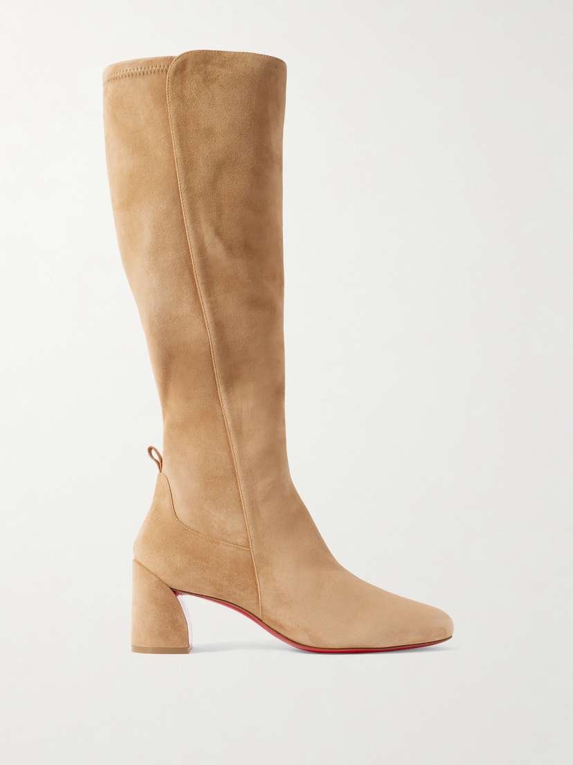 Christian Louboutin Jane Botta 55 Suede Knee Boots