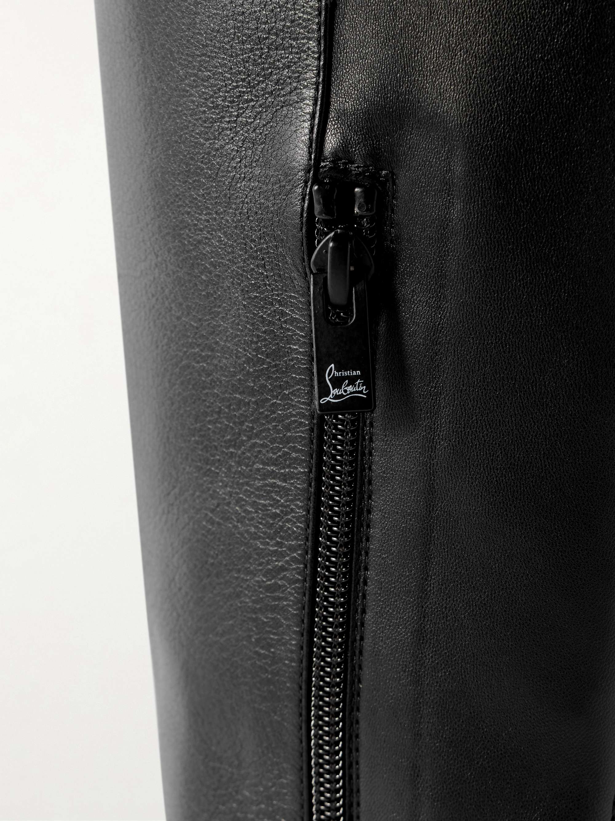 CHRISTIAN LOUBOUTIN Jane Botta 55 leather knee boots NET A PORTER