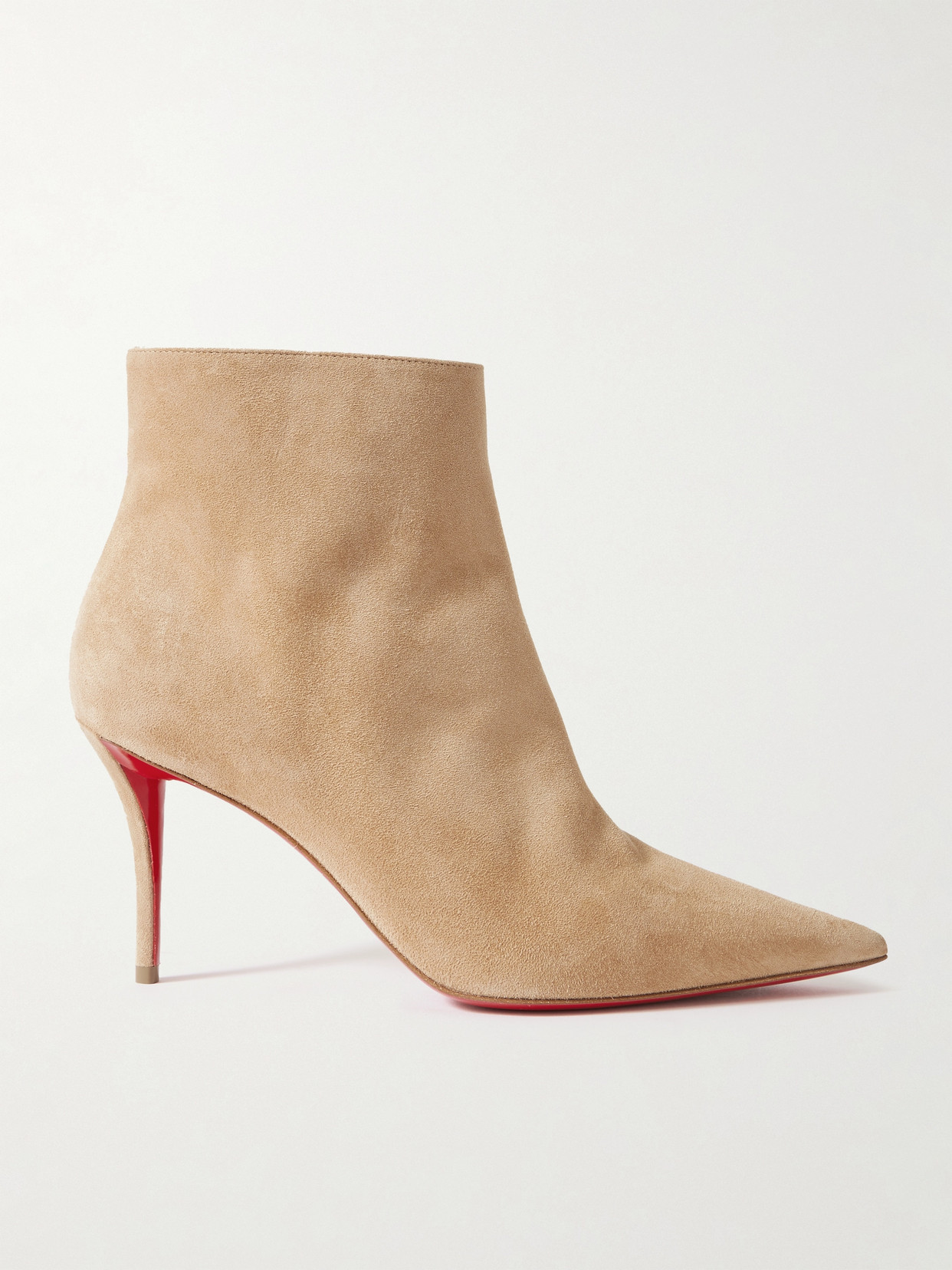Christian Louboutin - So Apostropha 80 Suede Ankle Boots - Brown