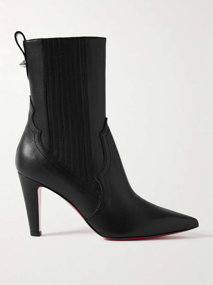 Christian Louboutin Santigag 85 Leather Ankle Boots