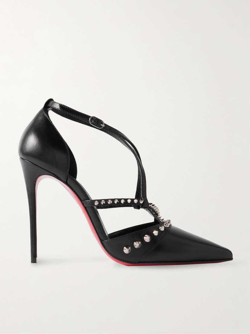 Christian Louboutin Tatooshka 100 Spiked Leather Pumps