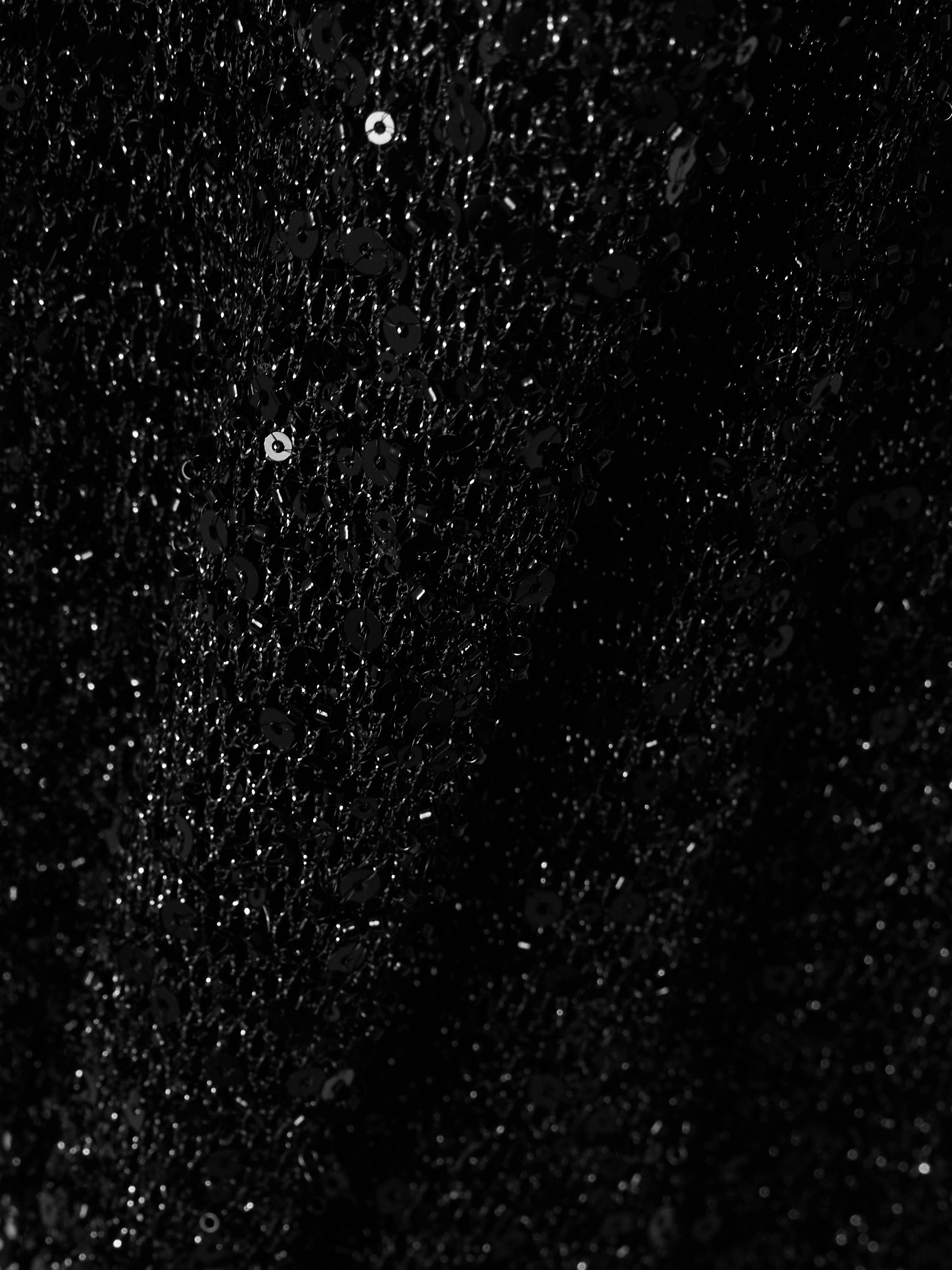 Rebecca Vallance Nixie open-back sequined metallic mesh gown thumbnail