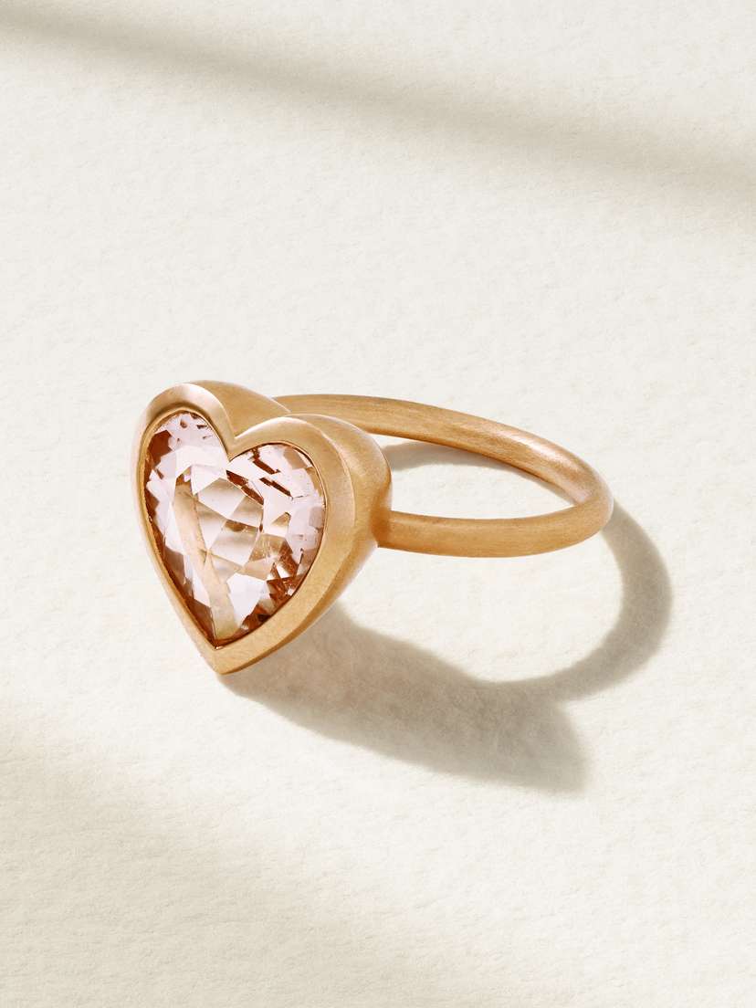 Irene Neuwirth Love 18-karat Rose Gold Morganite Ring