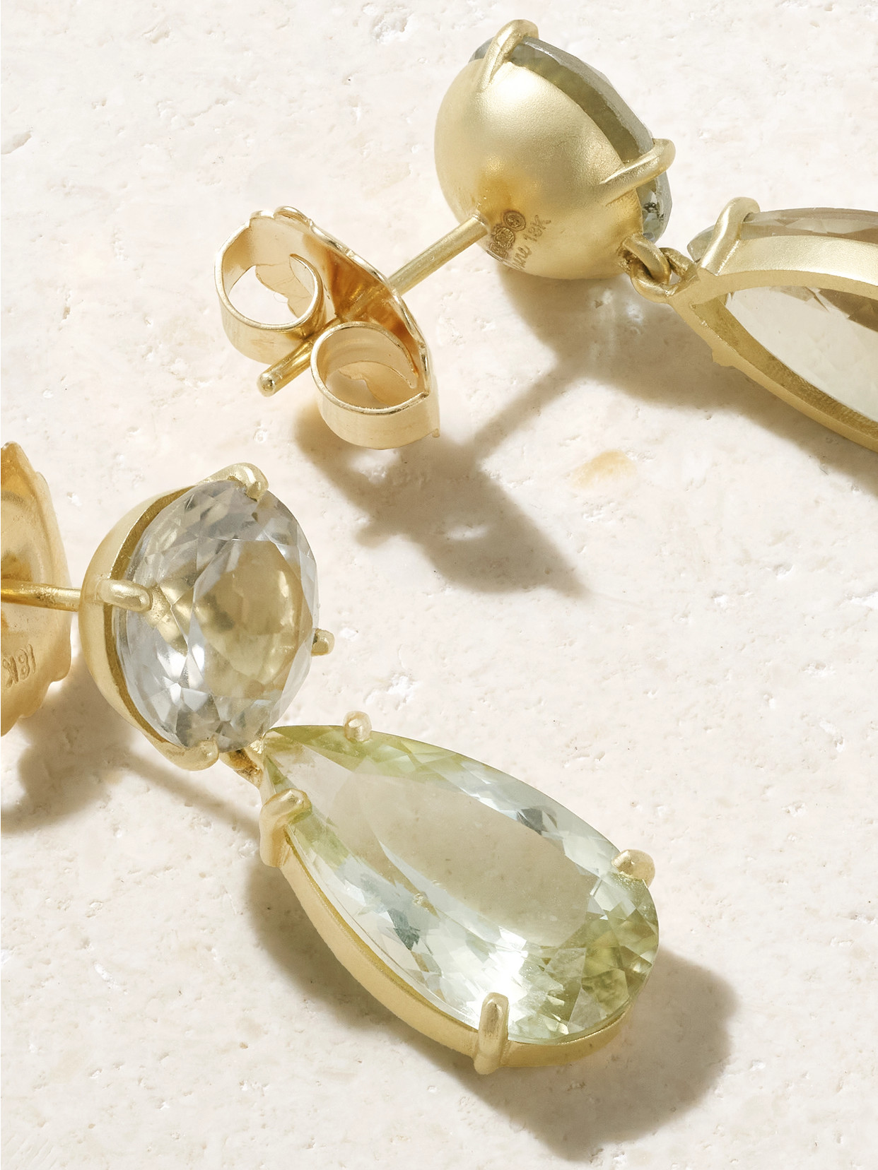 Irene Neuwirth Gemmy Gem 18-karat Gold Tourmaline Earrings In Gold