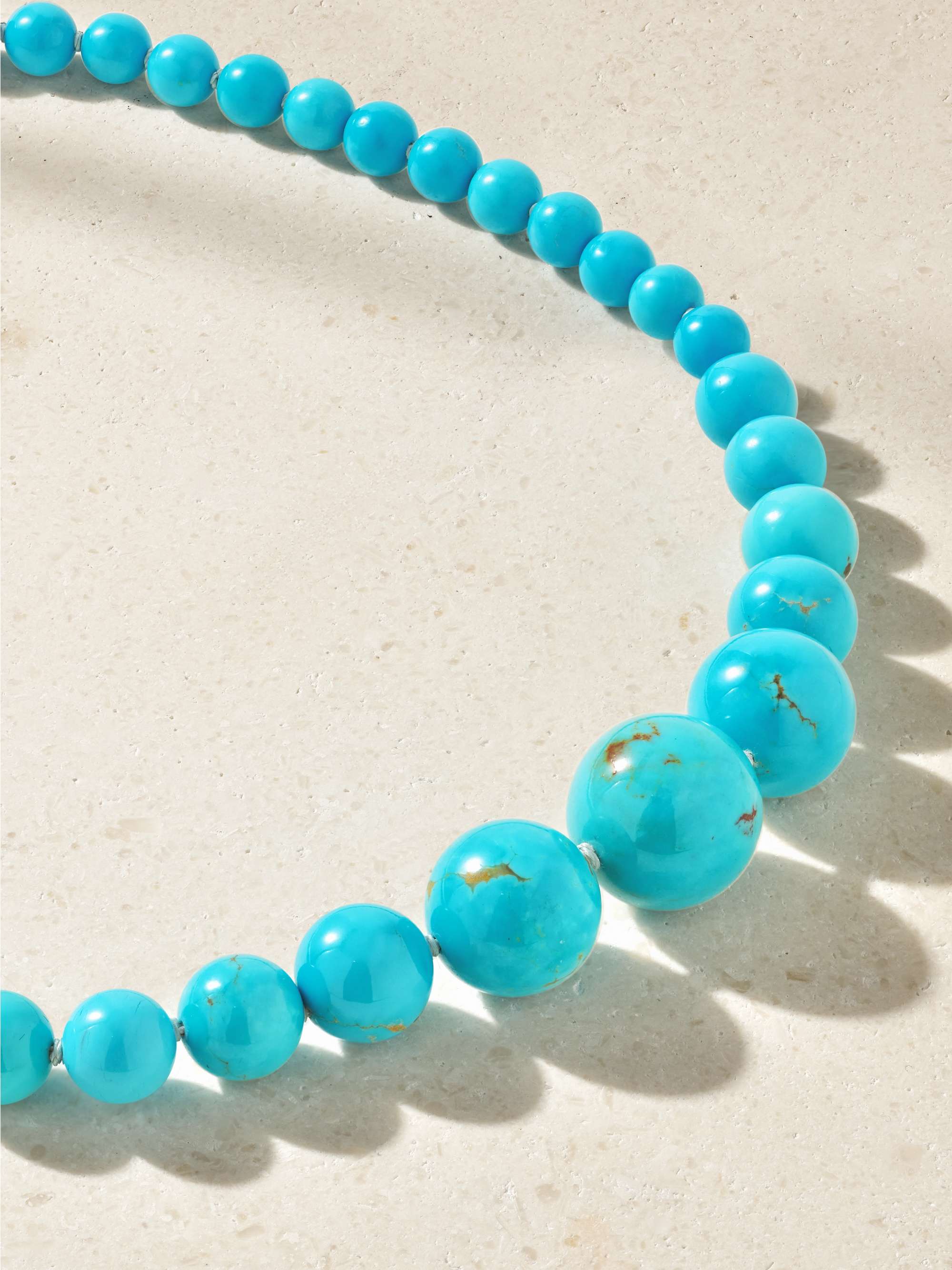 IRENE NEUWIRTH 18-karat gold turquoise necklace