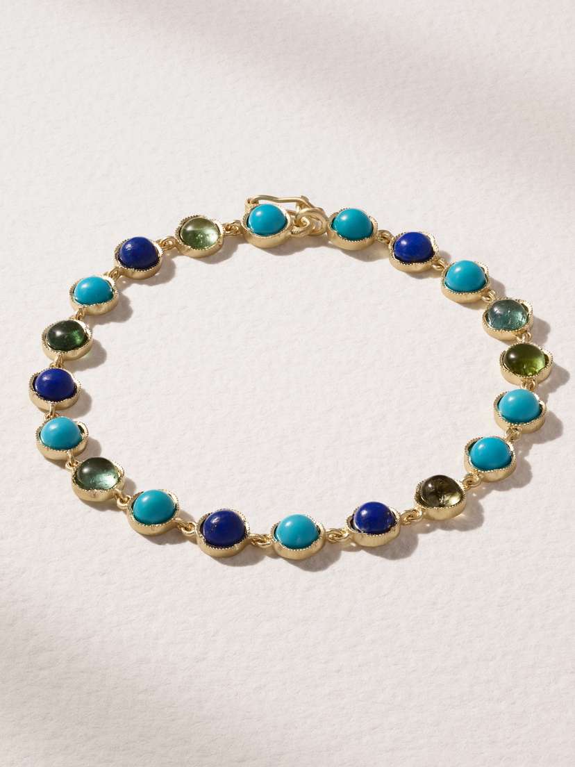 Irene Neuwirth Classic 18-karat Gold Multi-stone Bracelet