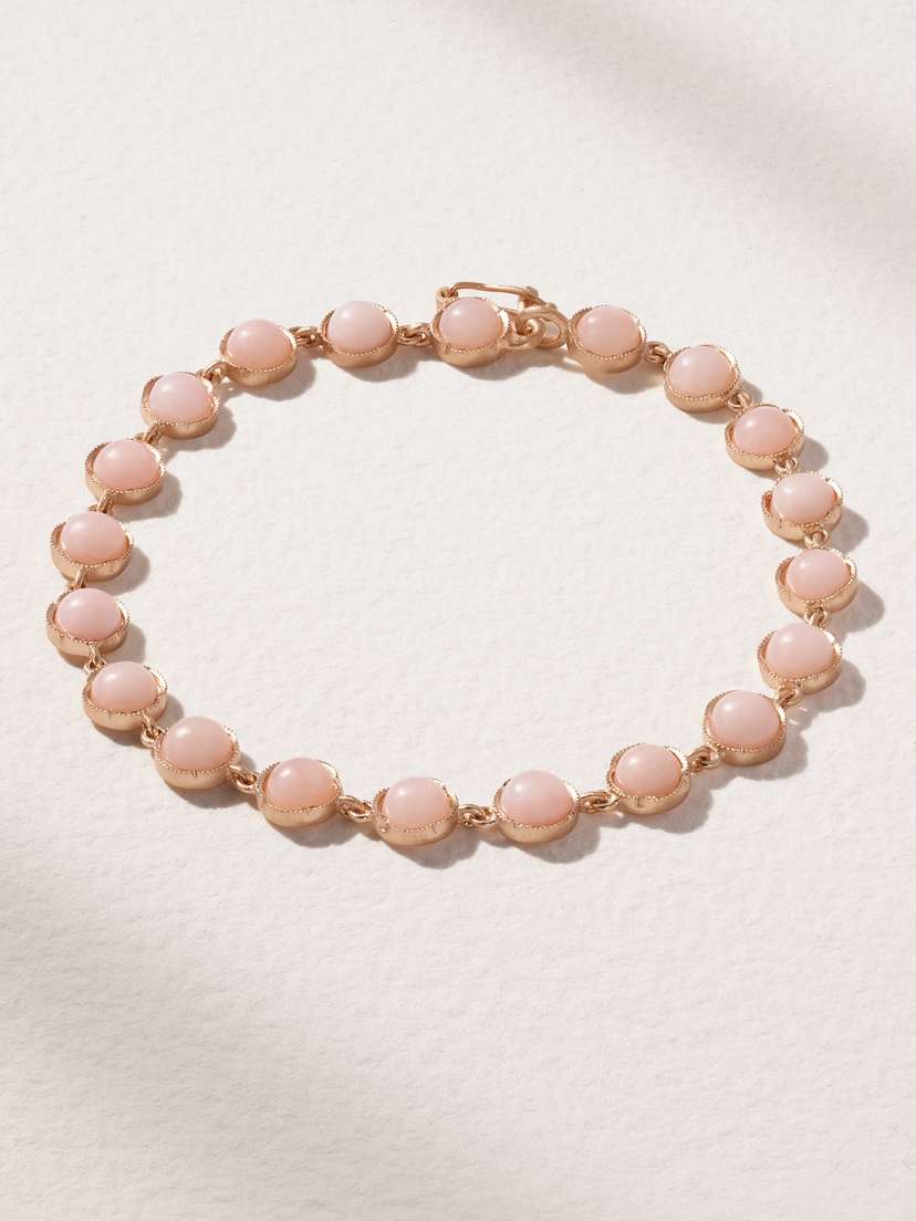 Irene Neuwirth Classic 18-karat Rose Gold Opal Bracelet
