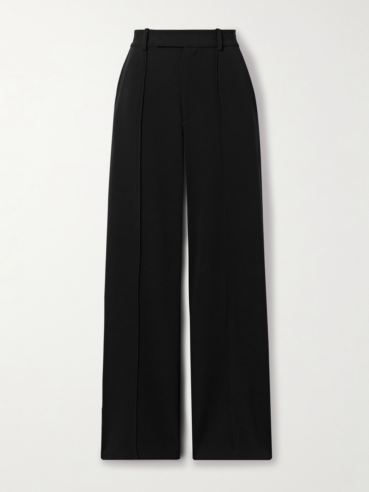 Proenza Schouler - Weyes Crepe Straight-leg Pants - Black