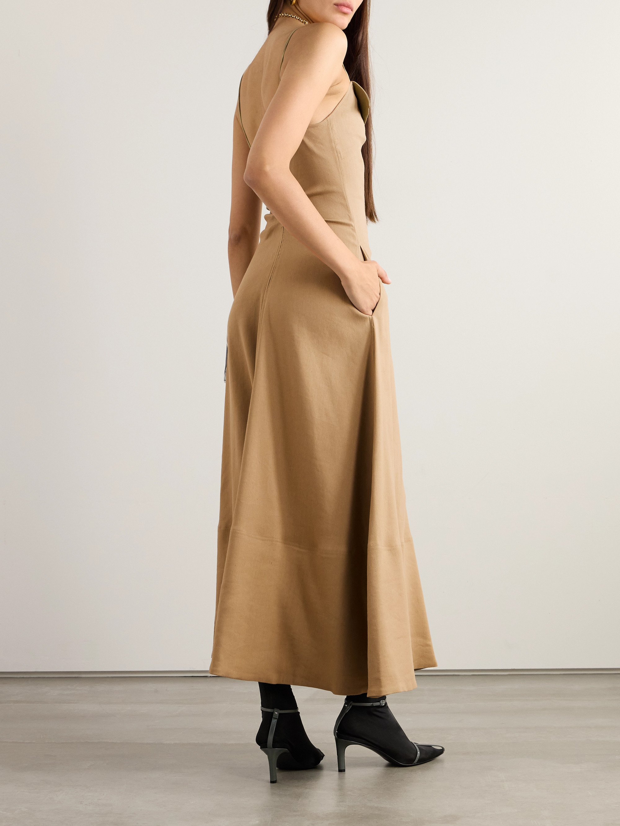 Proenza Schouler Ruby linen-blend maxi dress