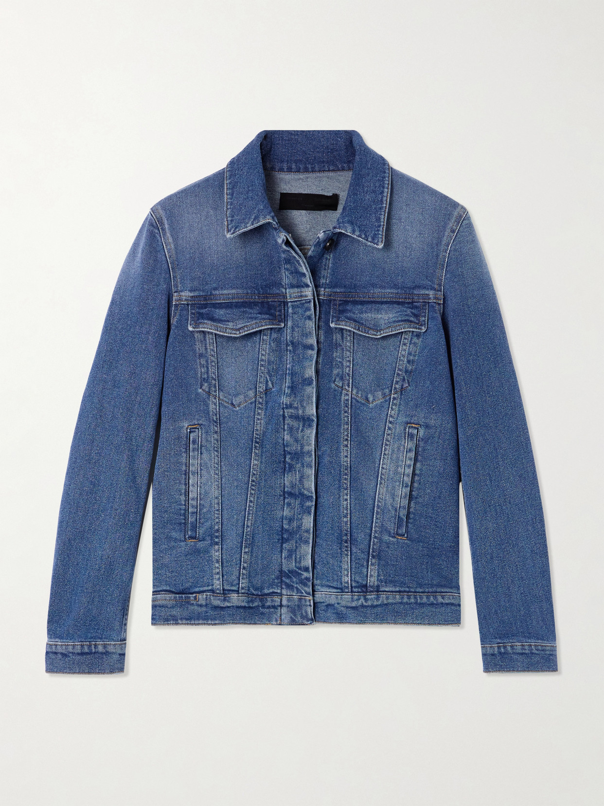 Proenza Schouler Newman Organic Denim Jacket In Blue