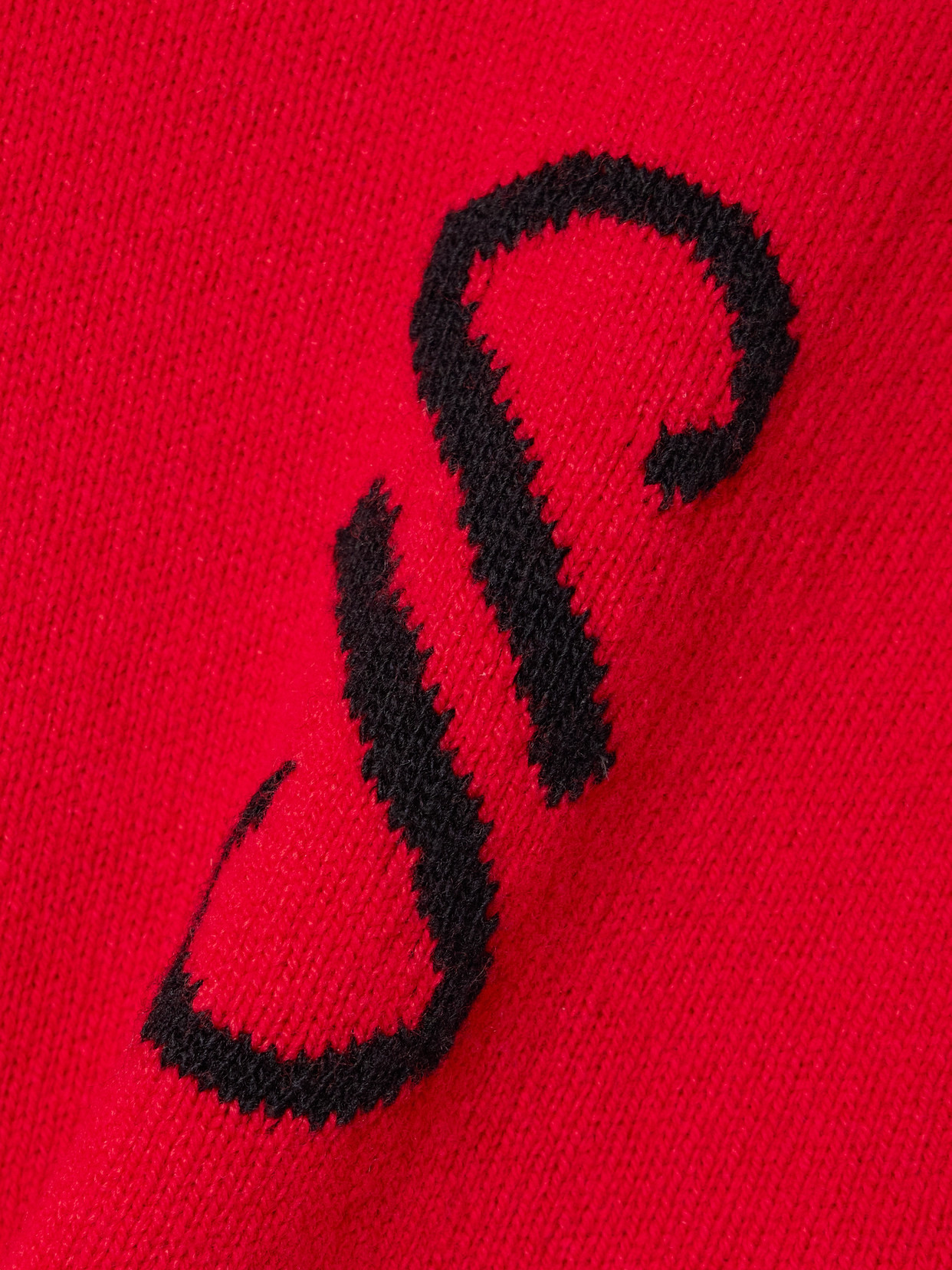 Proenza Schouler Intarsia Wool Sweater In Red