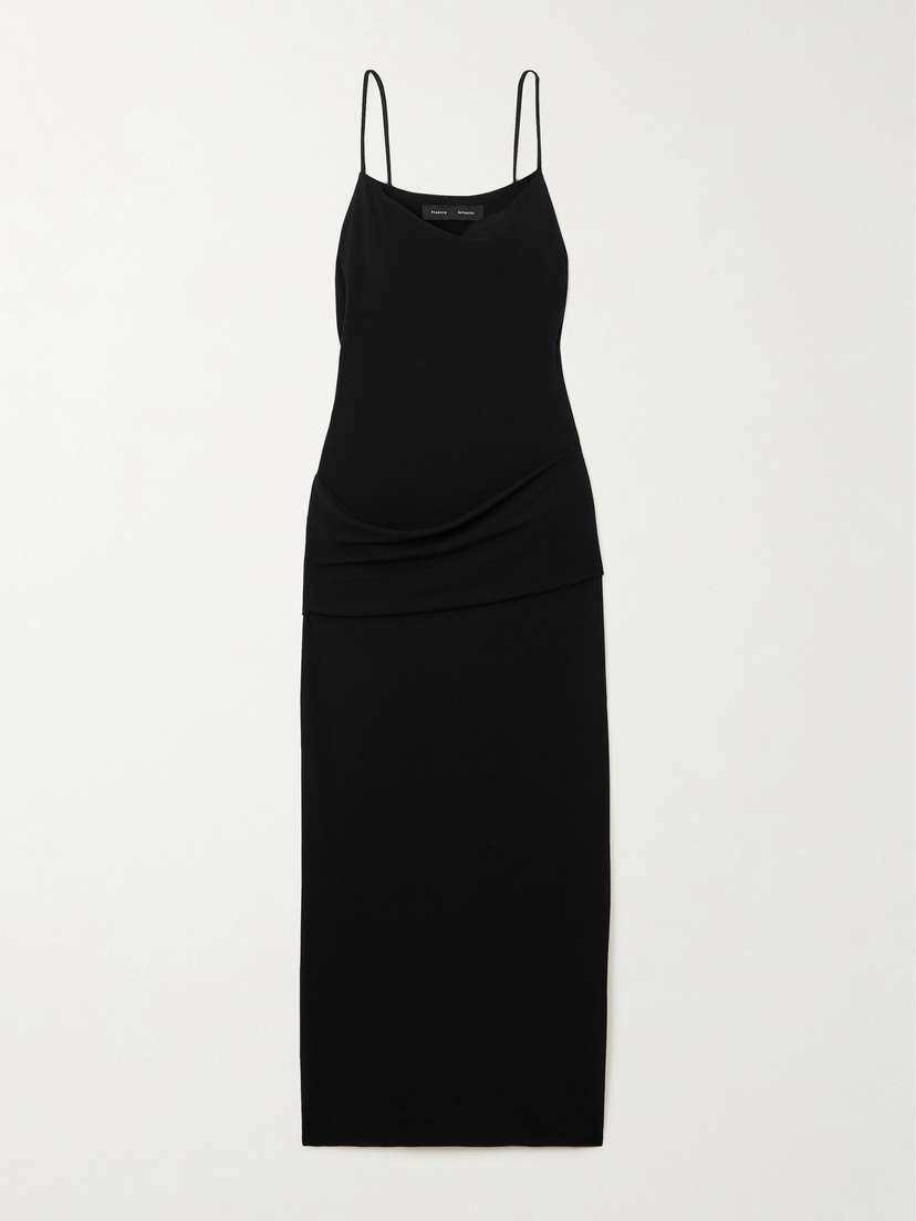 Proenza Schouler Blaire Gathered Jersey Midi Dress