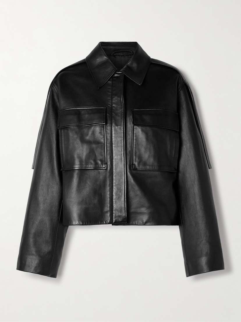 Proenza Schouler Dylan Cropped Leather Jacket