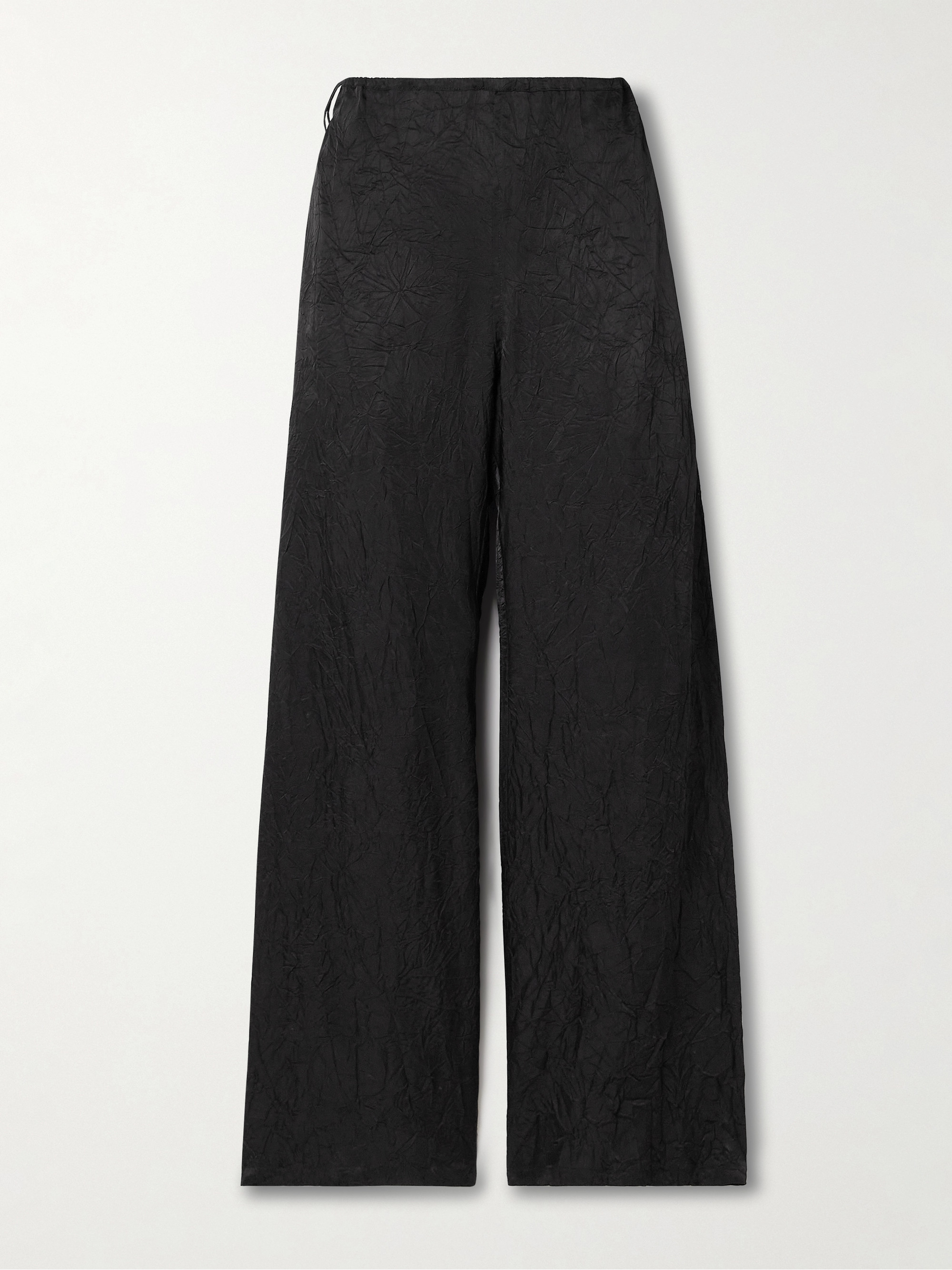 Proenza Schouler White Label Anders crinkled woven wide-leg pants